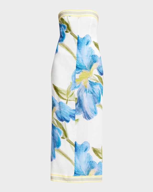 Tess Strapless Midi Dress